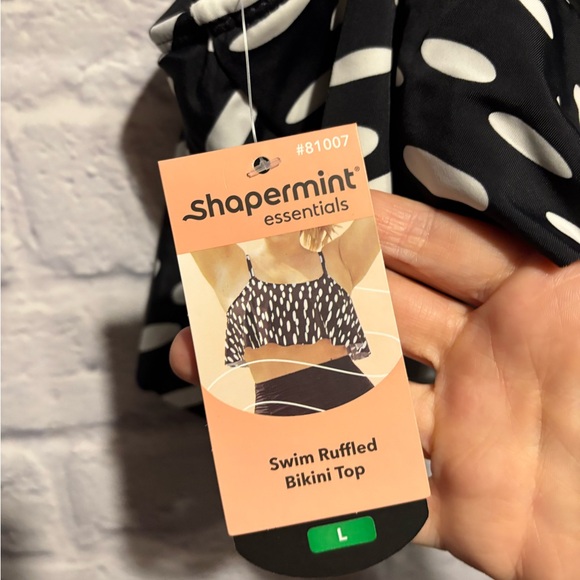 New Shapermint Ruffle Bikini Top Large and XL - Picture 13 of 16